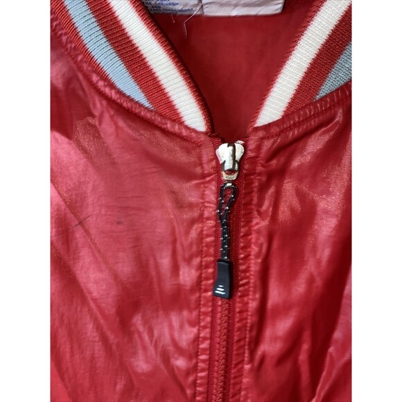 Vintage Pony Varsity Track Jacket Red Mens S 80s y2k 90s Hip Hop retro gorp - Picture 4 of 8